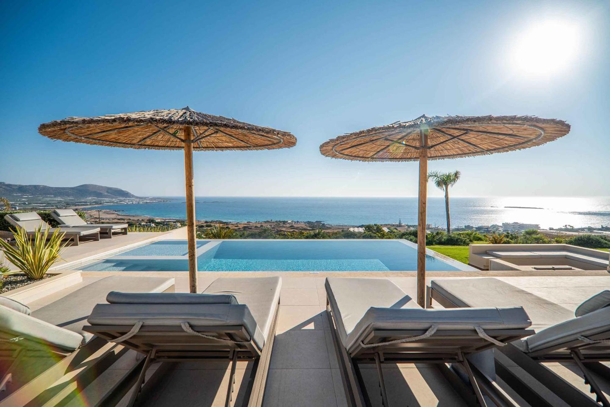 Cielo E Mare Villas I "Free" Heated Pools & Seaview Falasarna Extérieur photo