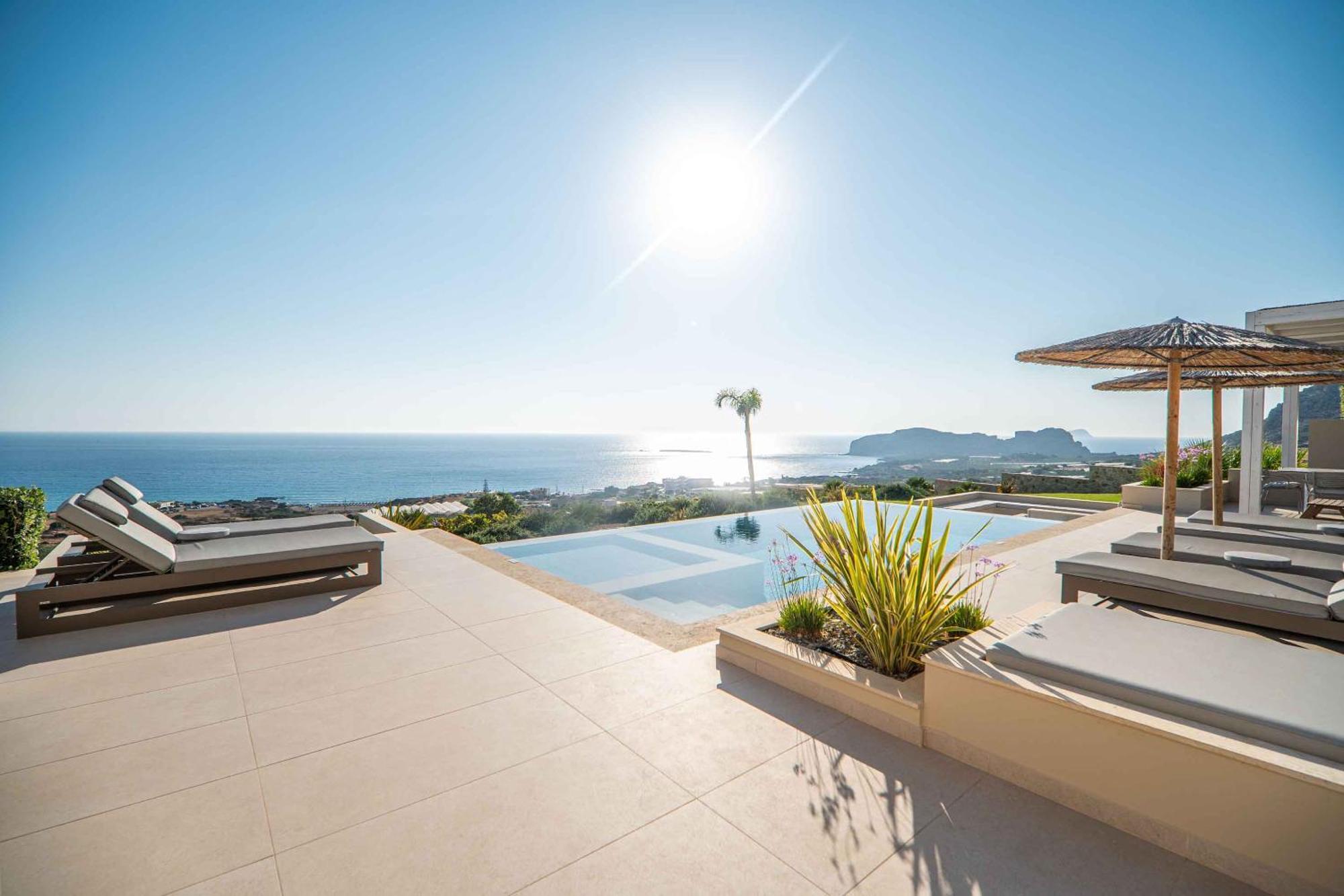 Cielo E Mare Villas I "Free" Heated Pools & Seaview Falasarna Extérieur photo