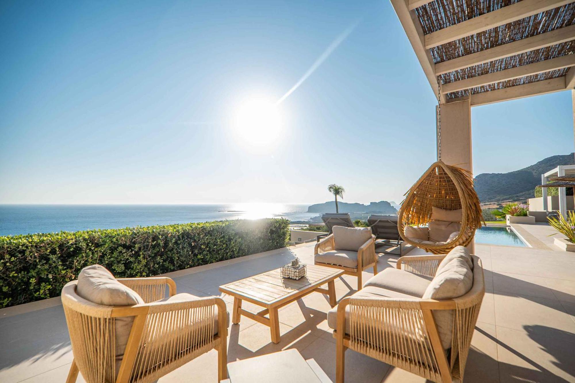 Cielo E Mare Villas I "Free" Heated Pools & Seaview Falasarna Extérieur photo