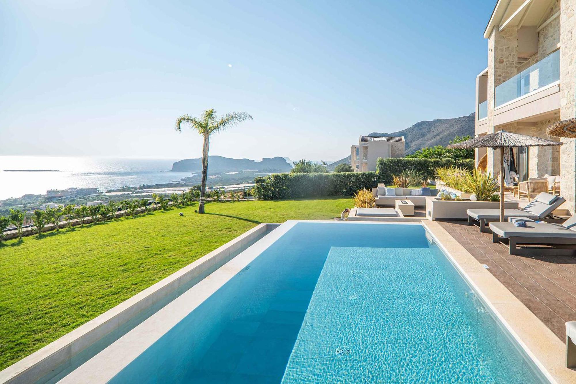 Cielo E Mare Villas I "Free" Heated Pools & Seaview Falasarna Extérieur photo